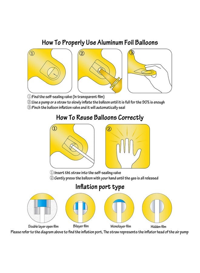 CHANGZHONG Letter Balloons 40 Inch Giant Jumbo Helium Foil Mylar For Party Decorations Gold (Letter R 40 Gold) - Image 3