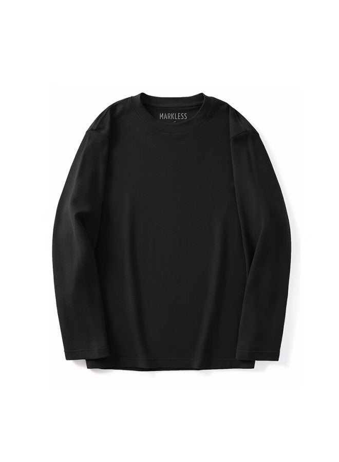 Markless Infrared Thermal Long-sleeve T-shirt For Men, Autumn And Winter Round Neck Undershirt, Men's Clothing 4604 Starry Sky Black XL - Image 3