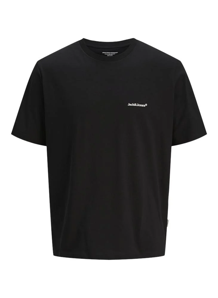 JACK & JONES Jorsplit Logo Crew Neck T-Shrt