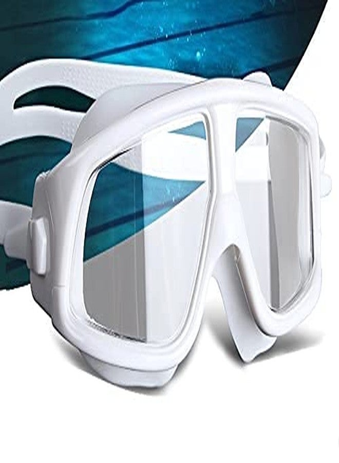 Overa Swim Goggles for Kids, Woman, Men Large Frame Clear Wide Vision Swim Glasses No Leaking Anti Fog UV Protection Swimming Goggles with Nose Clips & Ear Plugs - Image 3