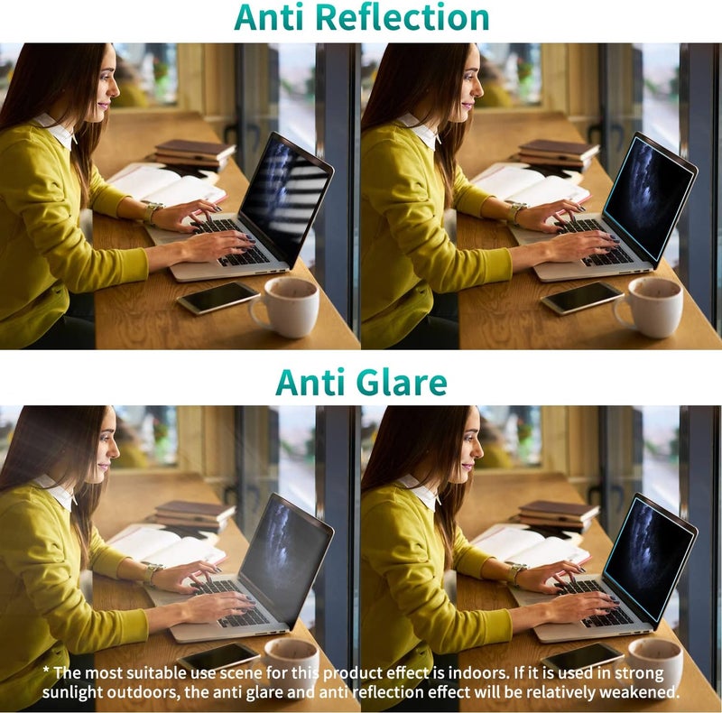 FFORITO 2-Pack 17.3 inch 16:9 Anti Blue Light Matte Laptop Screen Protector, Compatible with 17.3” HP/Lenovo/Acer/ASUS/MSI Laptop, Anti Glare Anti Scratch - Image 4