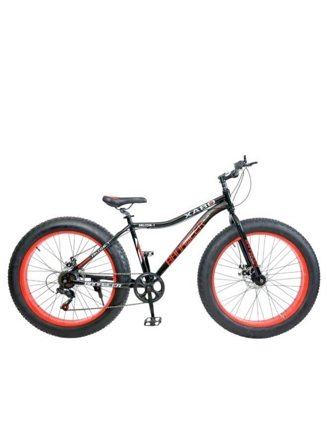 26 Inch Mountain Bike, Fat Tire Anti-Slip Tires, Multi-Speed Gear, Sporty & Durable Design