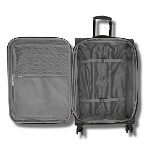 Samsonite Saire LTE Softside Expandable Luggage with Spinner Wheels, Olive Green, 2-Piece Set (Carry-on/Medium) - Image 2