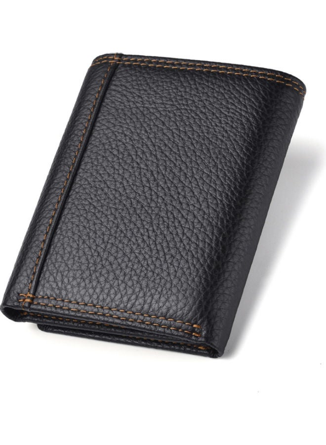 Leather Wallet Black  - Image 1