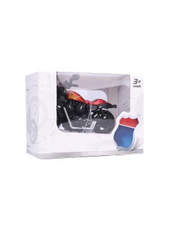 Y&D Alloy Motorbike Toy Highly Simulation Model Pull-Back Vehicle for Child Intellectual Gift Set(Red)  - Image 3