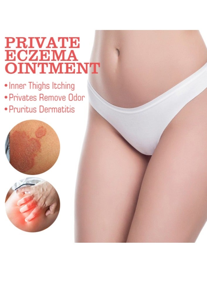 SOUTH MOON Private Eczema Ointment, Female Private Parts Antipruritic Cream Ointment To Remove Itching Peculiar Smell Dermatitis 20G - Image 3