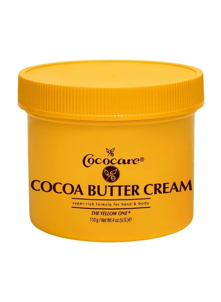 Cococare Cocoa Butter Cream Super-Rich Formula For Hand & Body The Yellow One 110g  - Image 1