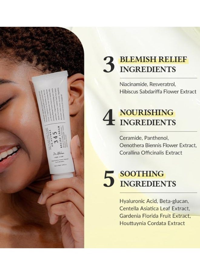 Dr.althea 345 Relief Cream 50mlx2 (Pack of 2), Daily Face Moisturizer, Blemish Relief Care, VEGAN Skincare for All Skin Types  - Image 3