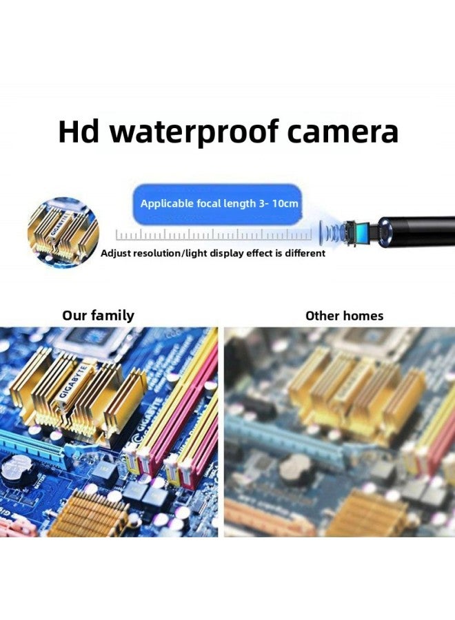 Generic Near Focus Probe Waterproof Car Repair Sewer Pipe Endoscope Camera Industrial Android Phone Hd Auto Repair-Color:Android Ladder Model 5.5mm [hd Model] - 3.5m Soft Cord  - Image 5