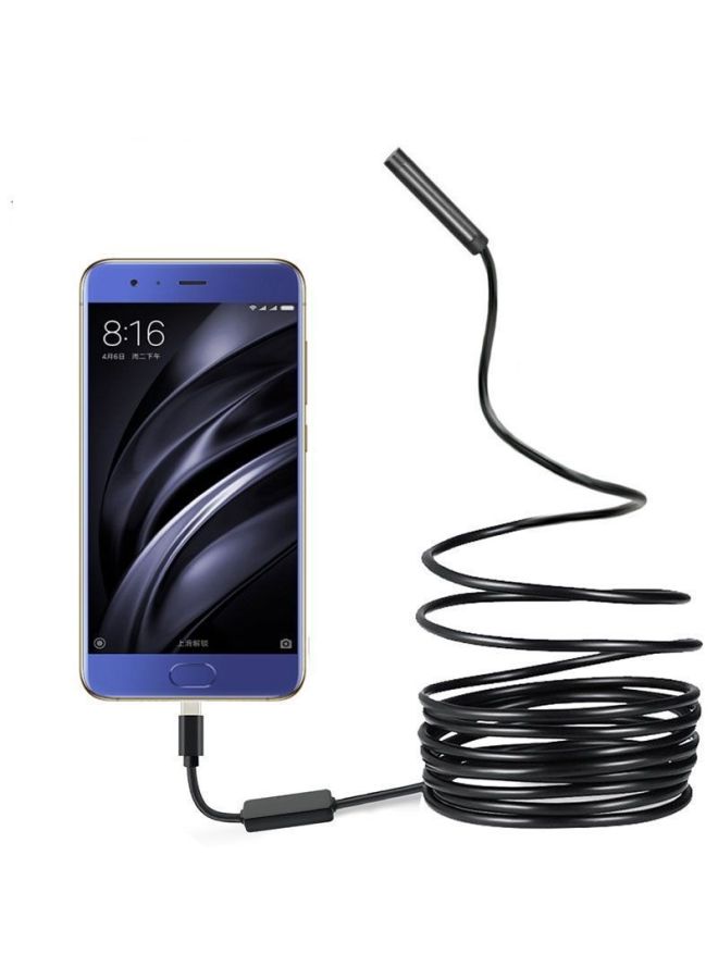 Generic Near Focus Probe Waterproof Car Repair Sewer Pipe Endoscope Camera Industrial Android Phone Hd Auto Repair-Color:Android Ladder Model 5.5mm [hd Model] - 3.5m Soft Cord  - Image 1