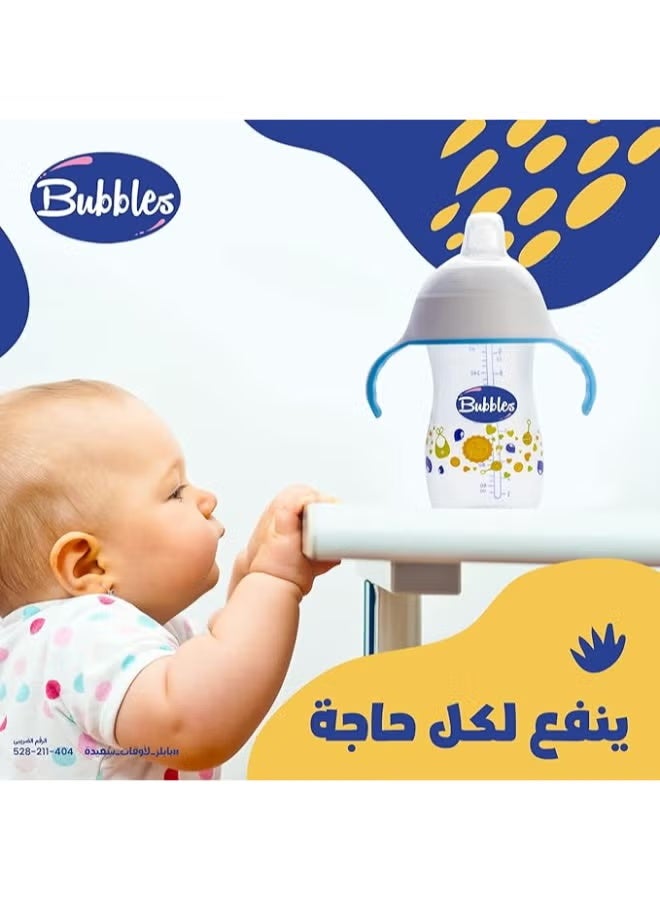 بابلز كوب تدريب للأطفال مع فوهة ناعمة - 150 مل - خالي من BPA (أزرق) رسومات متعددة - Image 2