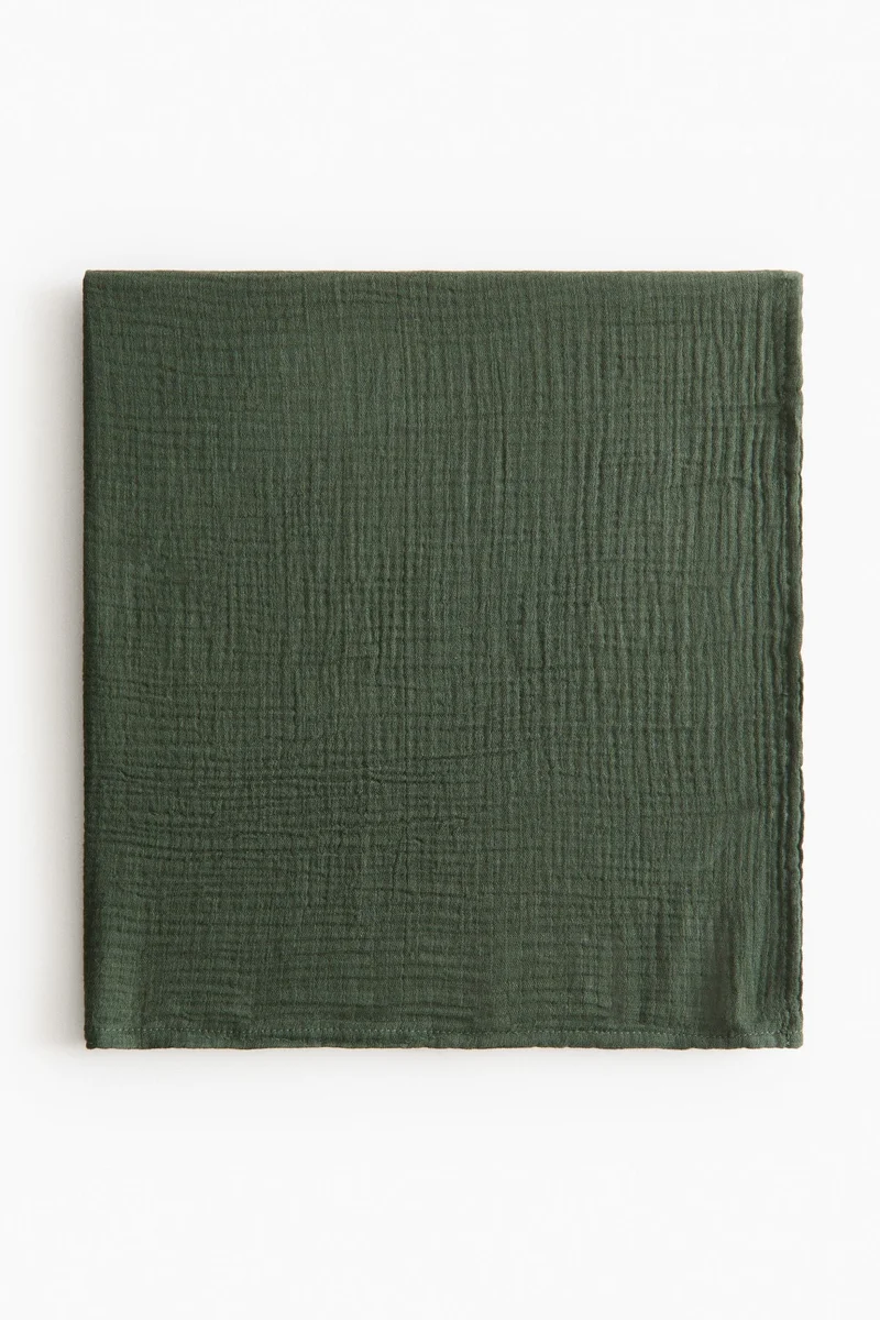 اتش اند ام بطانية مريحة من قطن الموسلين