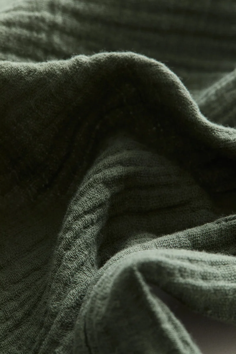 اتش اند ام بطانية مريحة من قطن الموسلين