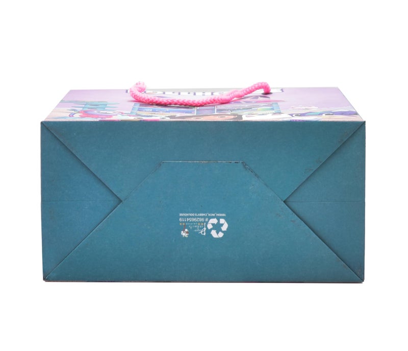 PPJ ® -HAPPY BIRTHDAY (CARTOON DOLL THEME) PARTY (10 Pcs.) PAPER CARRY BAG, 10 Inch X 8 Inch X 4 Inch RETURN GIFT/HAPPY BIRTHDAY/RETURN GIFTS/GIFTS/GIFT BAGS/GIFT COVERS (Pack of 10) - Image 3