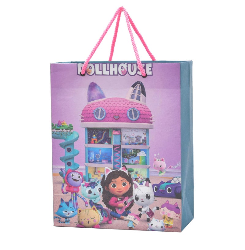 PPJ ® -HAPPY BIRTHDAY (CARTOON DOLL THEME) PARTY (10 Pcs.) PAPER CARRY BAG, 10 Inch X 8 Inch X 4 Inch RETURN GIFT/HAPPY BIRTHDAY/RETURN GIFTS/GIFTS/GIFT BAGS/GIFT COVERS (Pack of 10) - Image 1