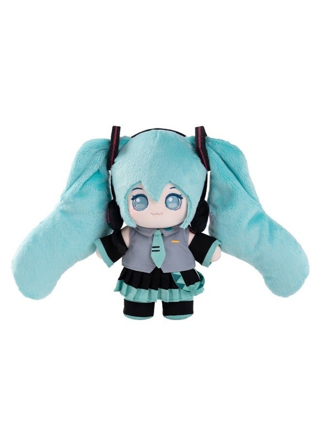 general Hatsune Miku cross-dressing doll set Cute Hatsune Miku plush toy with built-in skeleton is the best gift for family and friends  - Image 1