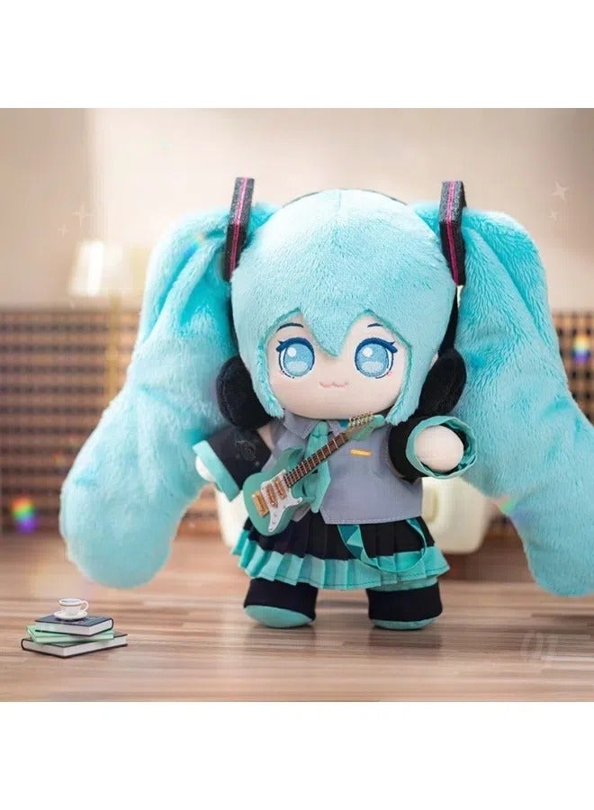 general Hatsune Miku cross-dressing doll set Cute Hatsune Miku plush toy with built-in skeleton is the best gift for family and friends  - Image 2
