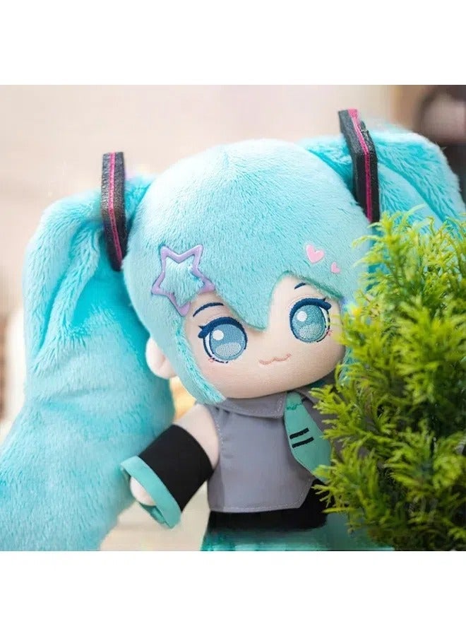 general Hatsune Miku cross-dressing doll set Cute Hatsune Miku plush toy with built-in skeleton is the best gift for family and friends  - Image 4