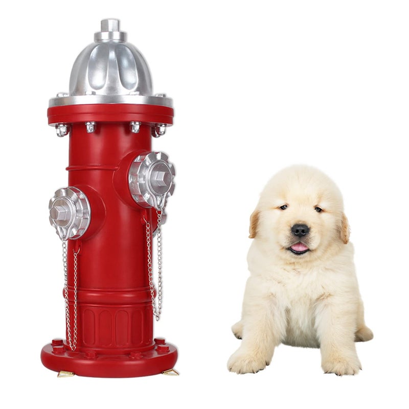 Prefdo Dog Fire Hydrant Pee Post Puppy Pee Post Training Statue Indoor Outdoor Fire Hydrant Decor Figurines for Yard Art Garden Lawn Gift for Fireman 145 inch