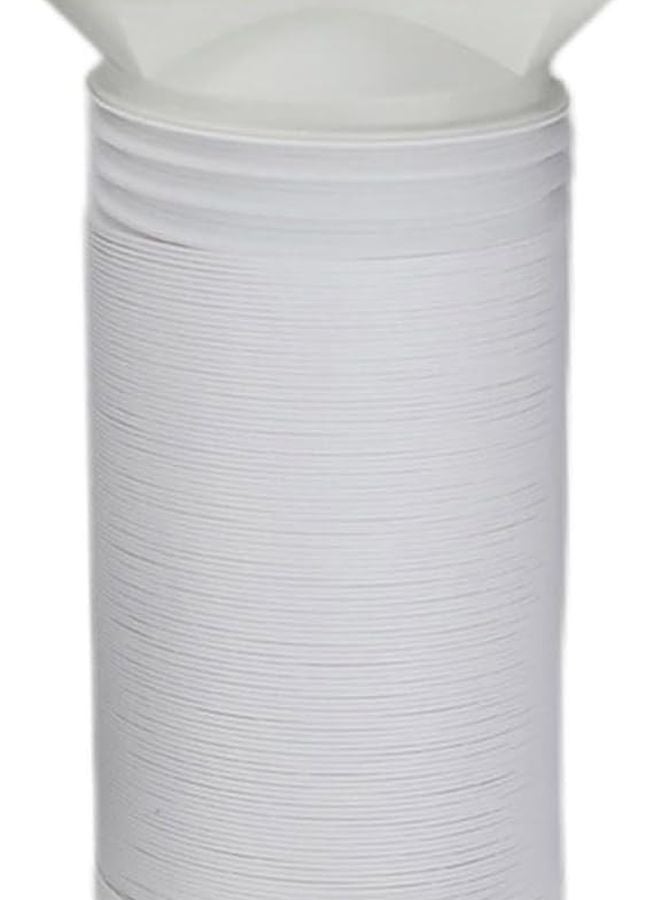 White 15cm Card Ring And Universal Exhaust Hose Collar For Portable Air Conditioner Dryer Ventilation Duct - Image 1