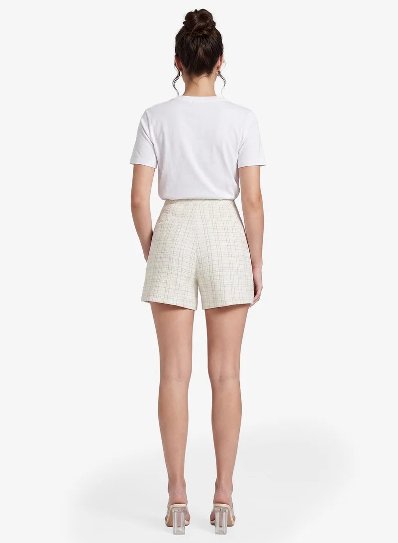 Guess  Sandra Tweed Short for Women | Best Price UAE