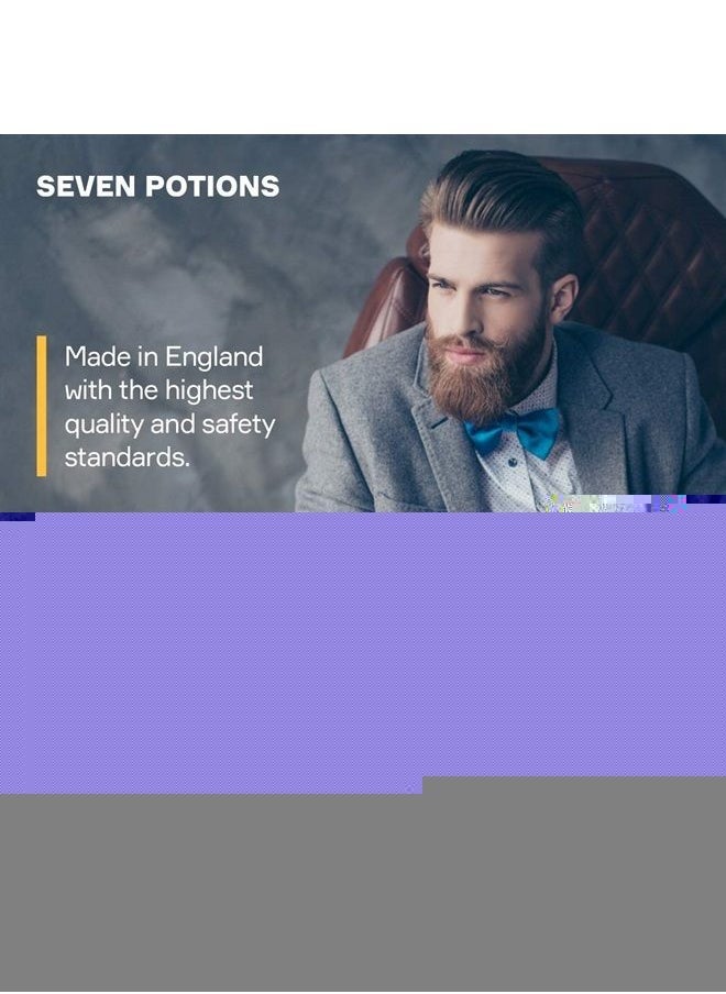 Seven Potions - Hair Clay For Men and Women 3.4 fl oz - High Hold Matte Pomade - Effortless Hair Styling Product That Leaves No Residue - Water Based - Natural, Vegan, Cruelty Free - Image 1
