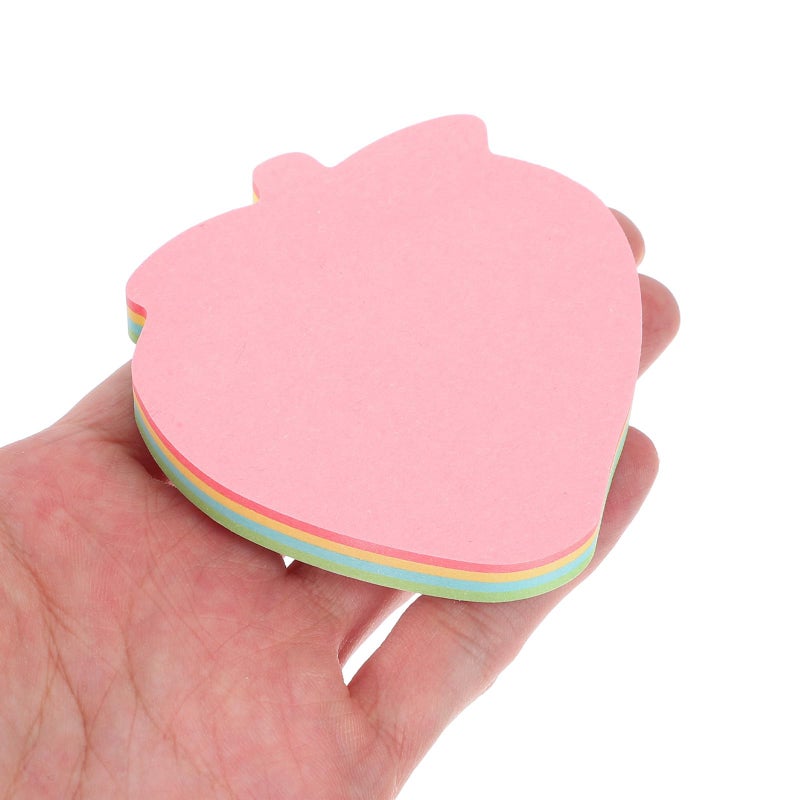 Strawberry Shaped Self Stick Note Pads 10 Pieces Portable Tearable Memo Pads - Image 5