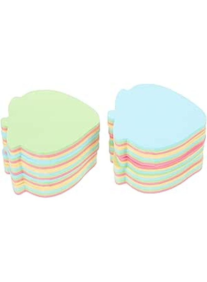 Strawberry Shaped Self Stick Note Pads 10 Pieces Portable Tearable Memo Pads - Image 1