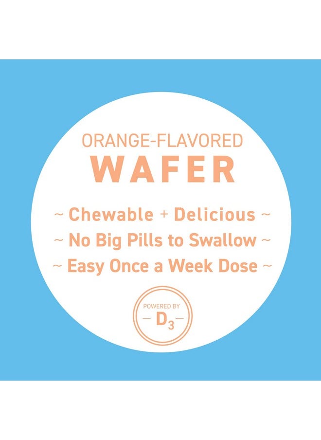 Replesta - 50 000 Iu Vitamin D3 Cholecalciferol For Vitamin D Deficiency Once Weekly Chewable Wafer Non Gmo Natural Orange Flavor 8 Count (Pack Of 1) - Image 1