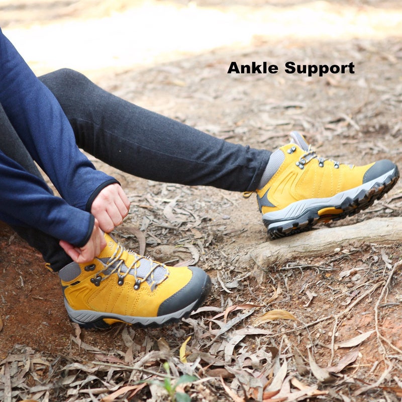 Clorts Womenâ€™s hiking camping Boots Waterproof Breathable High-Traction Grip Backpacking Hiker Shoes HKM-822F US 6.5 - Image 4