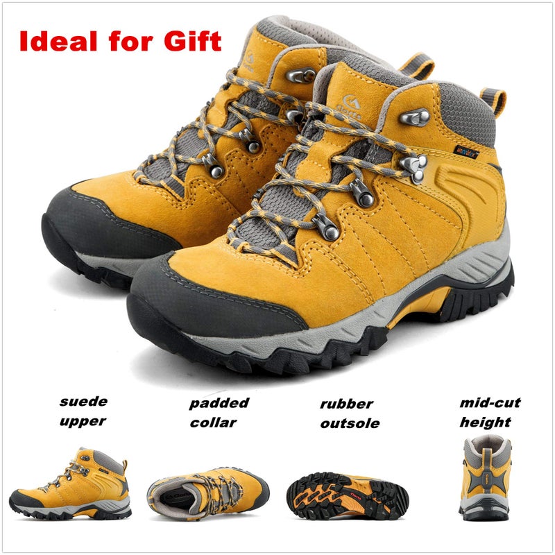 Clorts Womenâ€™s hiking camping Boots Waterproof Breathable High-Traction Grip Backpacking Hiker Shoes HKM-822F US 6.5 - Image 2