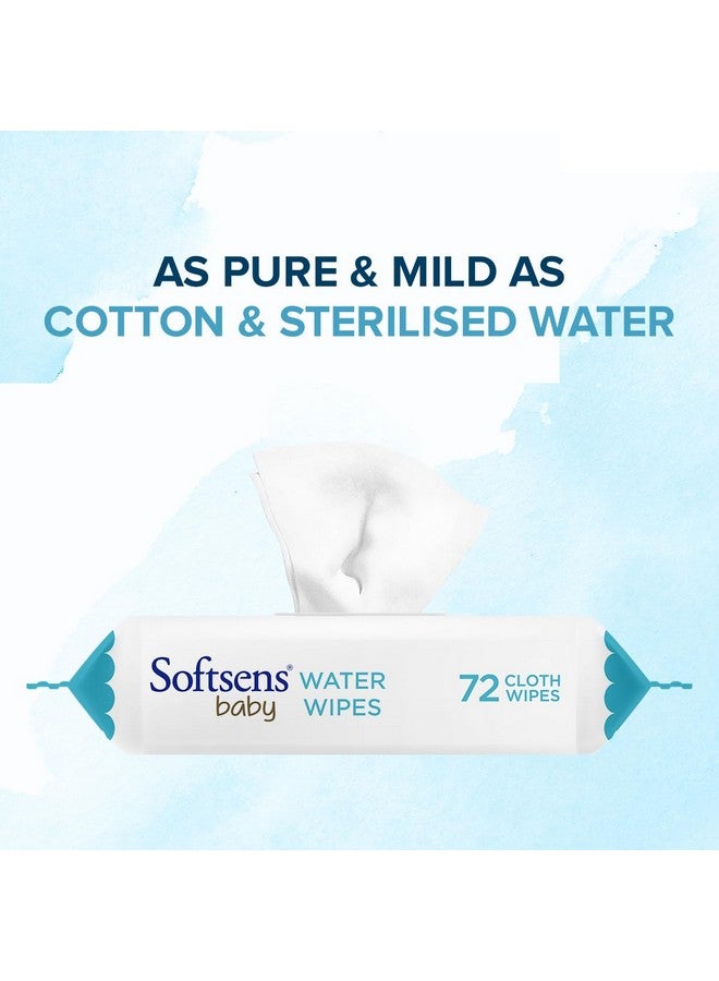 Softsens Baby 99.9% Pure Water Wipes | Pure Aloe Vera Extract with Lid Wipes for Babies (Pack of 6) - Image 5