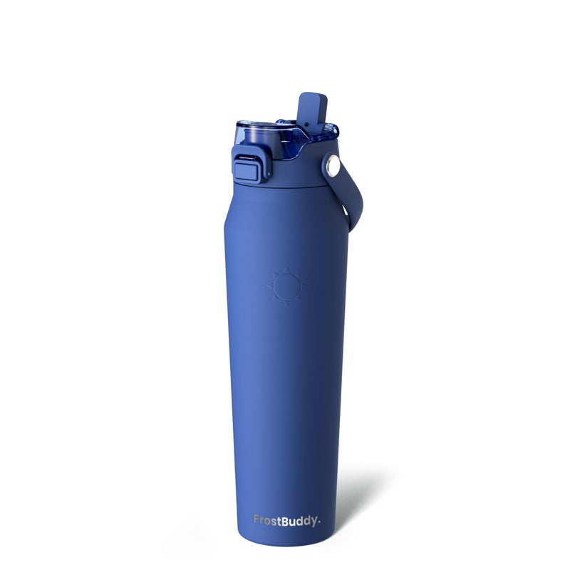 Frost Buddy 32oz Insulated Water Bottle with Straw & Chug Lid | Leak-Proof Stainless Steel | 24-Hours Cold | Sweat-Proof, Cup Holder Friendly | Ideal for Gym, Travel, Sports & Everyday Hydration - Image 1
