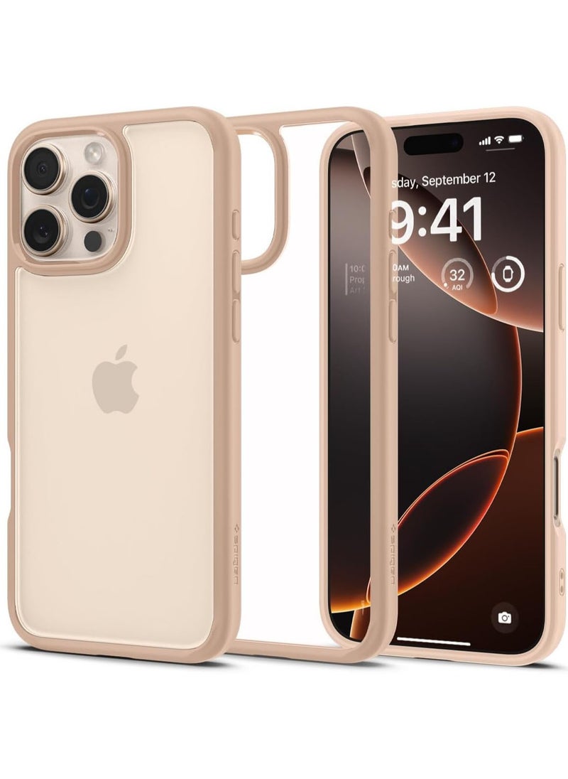 Spigen Ultra Hybrid iPhone 16 Pro Case Cover (2024) - Rose Titanium  - Image 1