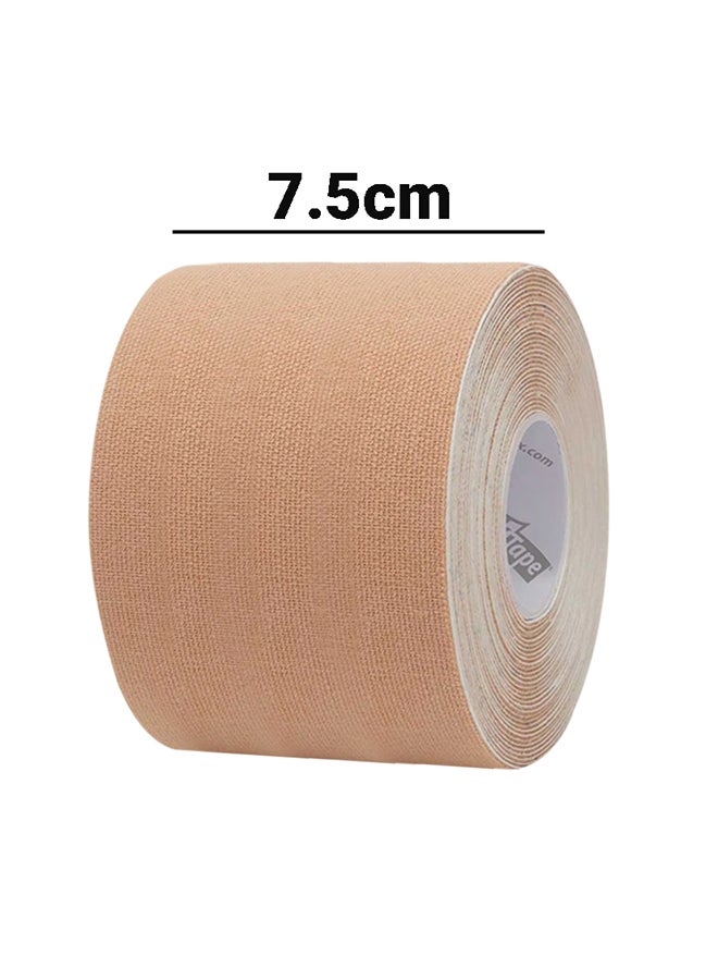 Elastic Cloth Exercise Tape Multifunctional Waterproof Body Tape Enhancement Tape Breathable Push Up Tape Bra Alternative 7.5cm Nude - Image 1