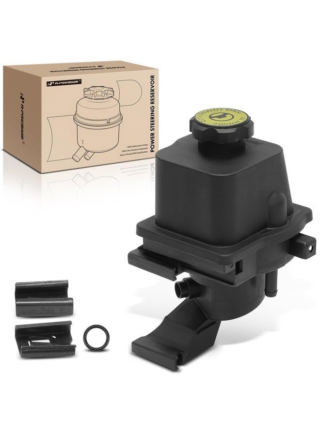 A-Premium Power Steering Reservoir/Tank with Cap Compatible with Chevy Trailblazer 2004-2009 & GMC Envoy 2004-2009 & Buick Rainier 2004-2007 & Isuzu Ascender & Oldsmobile Bravada & Saab 9-7x - Image 1