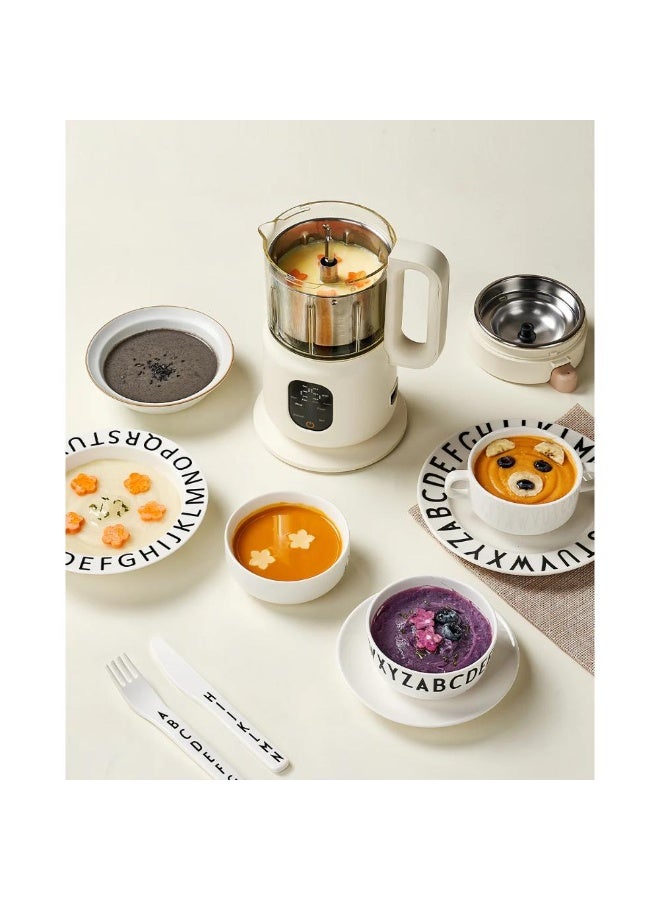 Snow Bear Auto Stainless Steel Baby Food Cooker, Portable Baby Food Maker with Steamer and Blender, Multifunctional Baby Smart Heat Food Mixer, Best for Quick Homemade Baby Food Cooking - Image 3