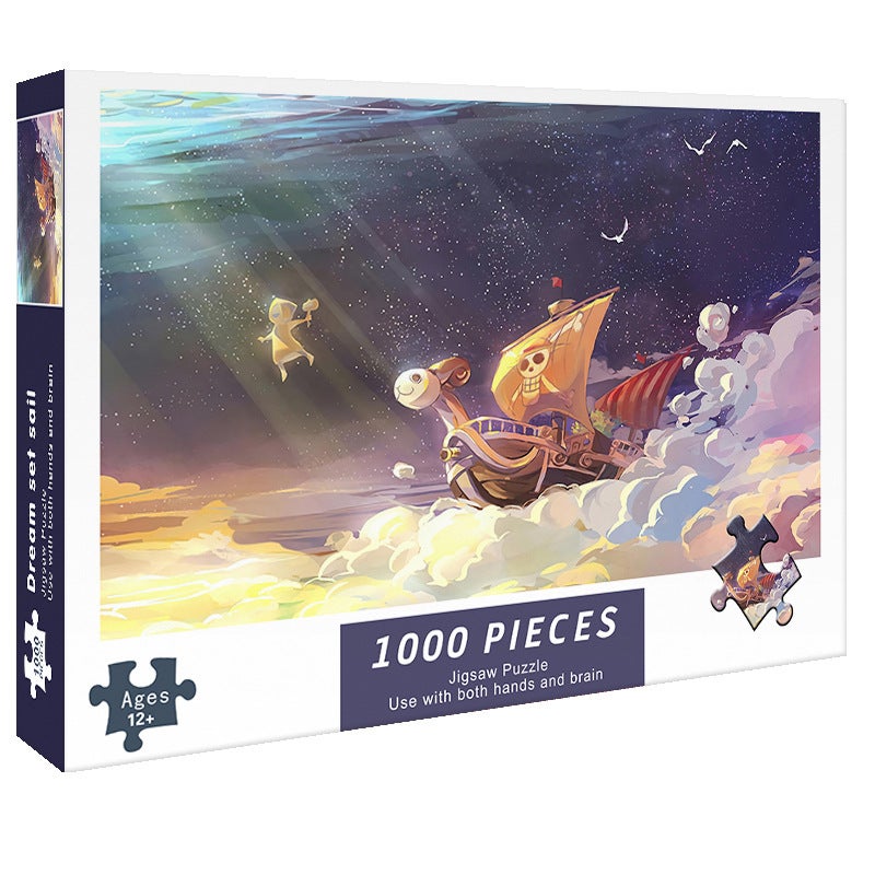 Adult 1000 Pieces Puzzle Manufacturers Cute Cure High Difficulty Decompression Girls' Educational Toys Birthday Gift - Image 1