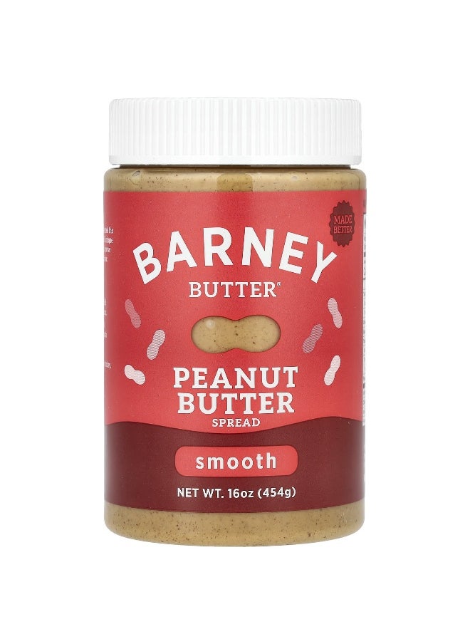 Barney Butter Barney Butter, Peanut Butter Spread, Smooth, 16 oz (454 g)  - Image 1