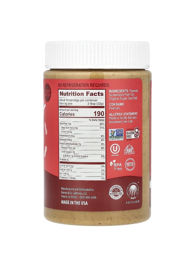 Barney Butter Barney Butter, Peanut Butter Spread, Smooth, 16 oz (454 g)  - Image 2