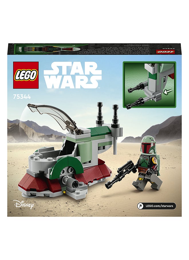 LEGO - Star Wars Boba Fett'S Starship Microfighter Building Toy Set; Easy-To-Build Gift Idea For Kids Aged 6 And Up; Includes A Character With A Blaster And Jetpack Accessory Element (85 Pieces) 75344 - Image 1
