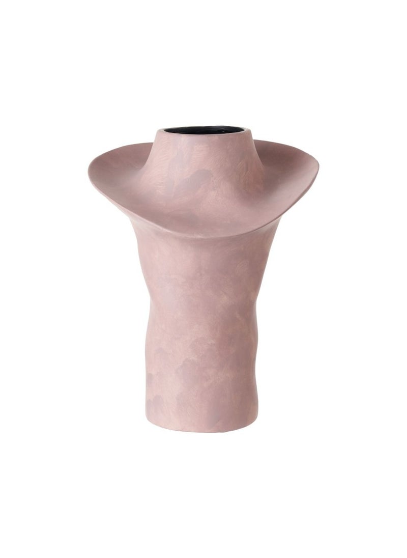 DANUBE HOME Zenith Ceramic Vase Rose 27.5 x 27.5 x 35 Cm  - Image 1