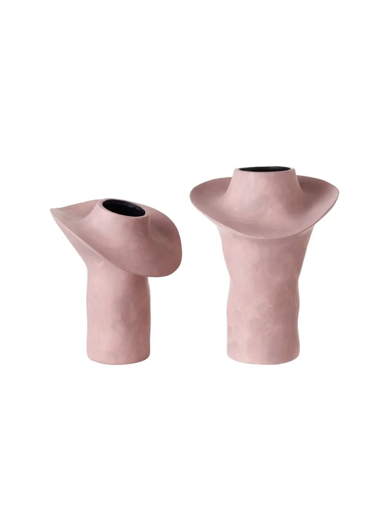 DANUBE HOME Zenith Ceramic Vase Rose 27.5 x 27.5 x 35 Cm