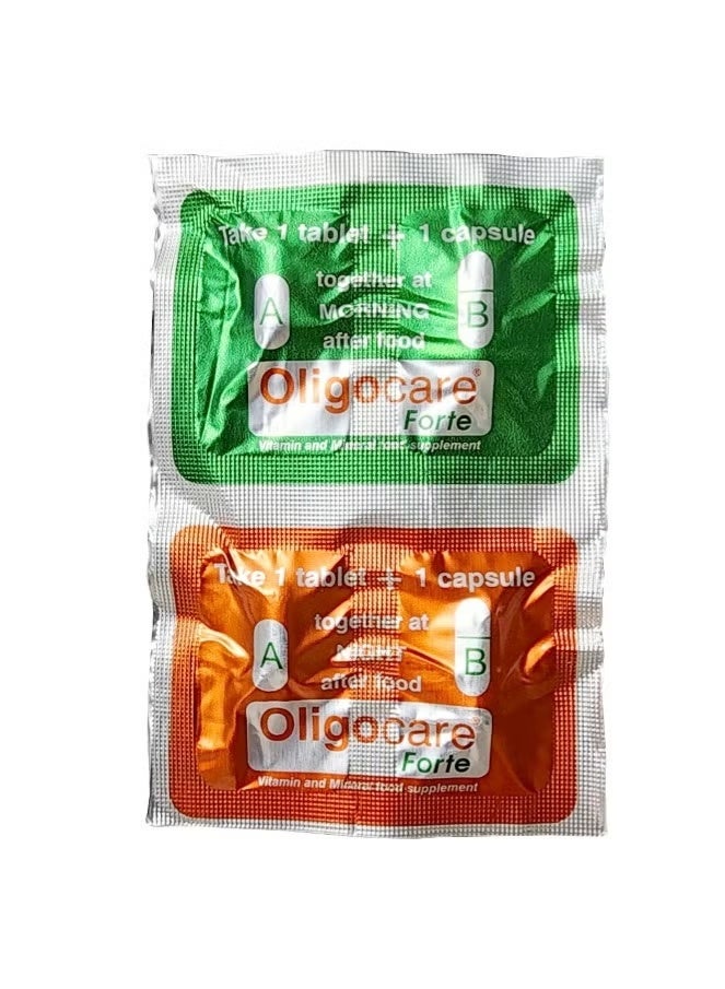 ماير أوليجوكير فورتي، مكمل غذائي يعزز إنتاج الحيوانات المنوية ويعزز وظائفها بشكل مثالي - 20 حبة (10 كبسولات + 10 أقراص) - Image 3