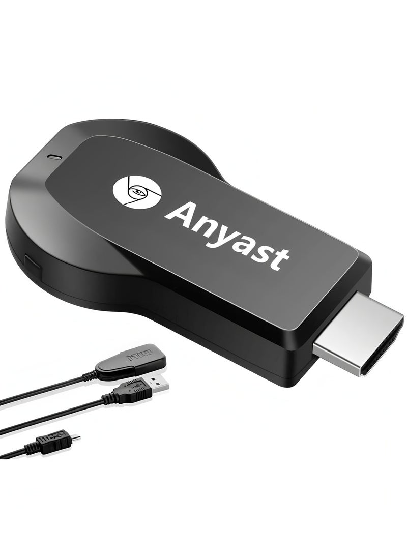 إني كاست جهاز استقبال شاشة واي فاي M2 Plus، محول عرض HDMI لاسلكي بدقة 4K، جهاز استقبال انعكاس شاشة الهاتف المحمول بدقة 1080 بكسل، لأجهزة Android/Mac/iOS Windows - Image 1