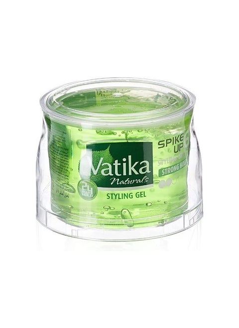 Vatika Naturals Spike Up - Strong Hold Hair Styling Gel| Extreme Hold, High Shine| Easy To Style| For Bold Look - 250 ml (Pack of 2)