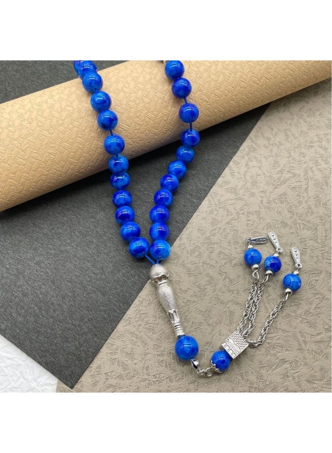 YIXIA Beads 10mm Prayer Beads With Kaaba Tassel Flower Beads Islamic Prayer Beads Bracelet - Image 3