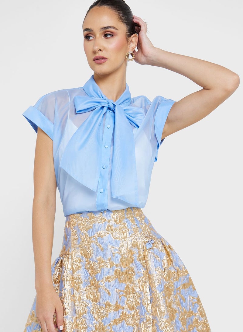 Tie Detail Top
