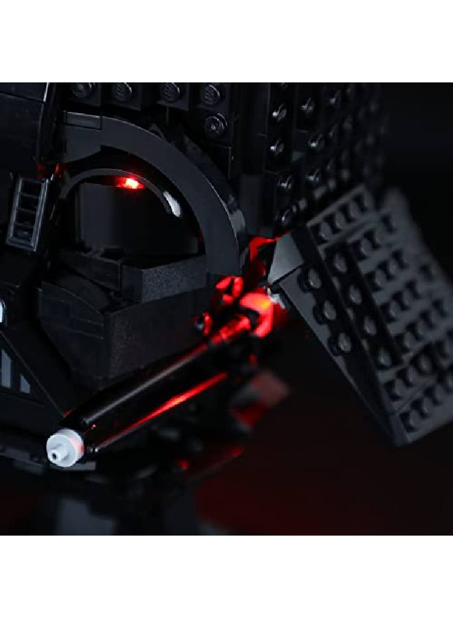 BRIKSMAX طقم إضاءة LED لخوذة دارث فيدر المتوافقة مع نموذج مكعبات البناء ليجو 75304 لا يتضمن مجموعة ليجو - Image 4