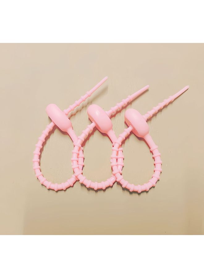 Loquat Tadpole Tie DIY Live Buckle Writer Soft Glue Tie Keychain Jewelry Bag Doll Lanyard Decoration Accessories-Color:Maca Powder 12cm - Image 1